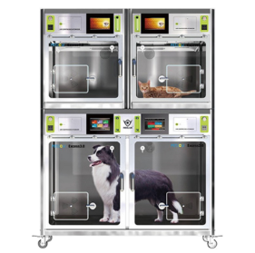 H-1901 Large Pet ICU Incubator (Stainless Steel)