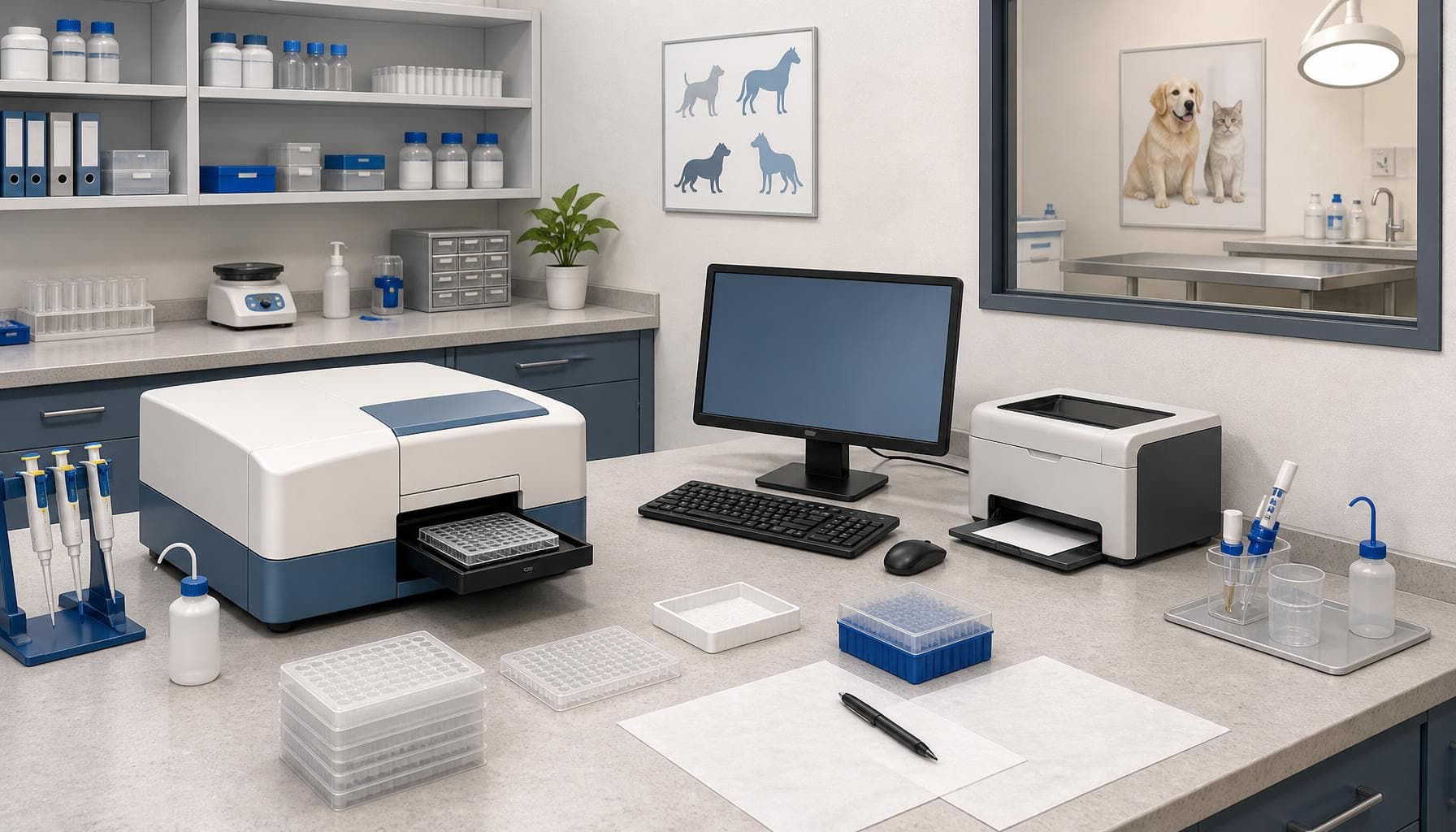 Elisa Reader Installation: Bench Space and PC Setup