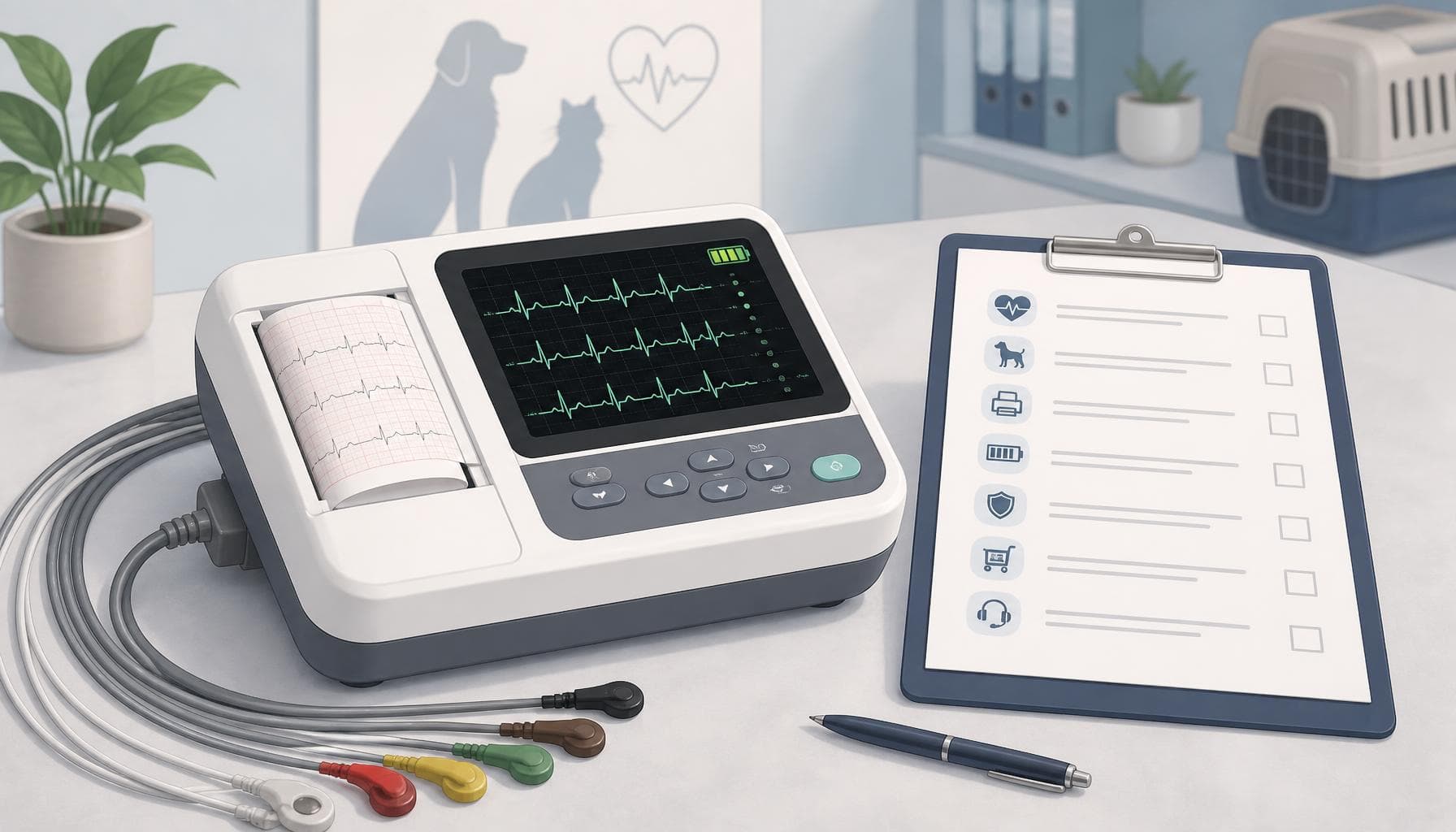 3-Channel ECG Machine: Clinic Budget and Service Scope
