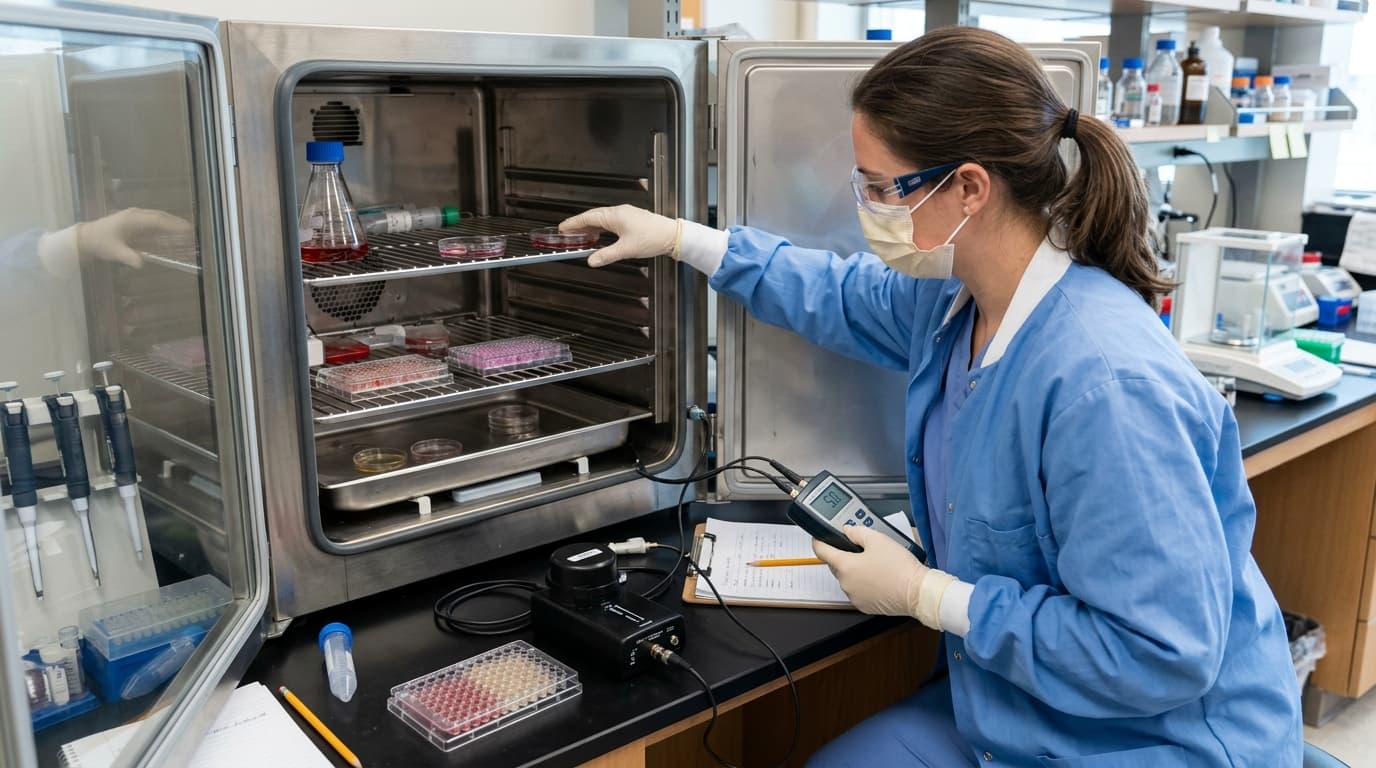 Testing CO2 Incubator Recovery Rates After Chamber Access