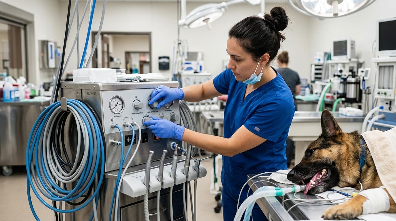 High Speed Handpiece Torque for Large Breed Extractions