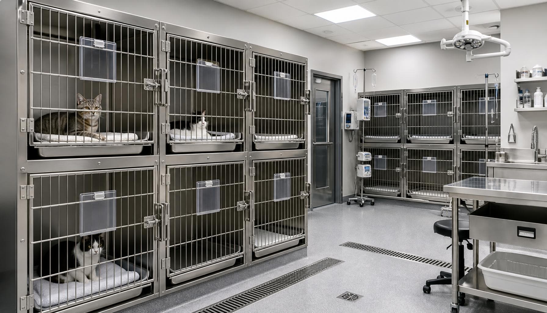Cat Cages for Clinics: Isolation, Cleaning and Workflow