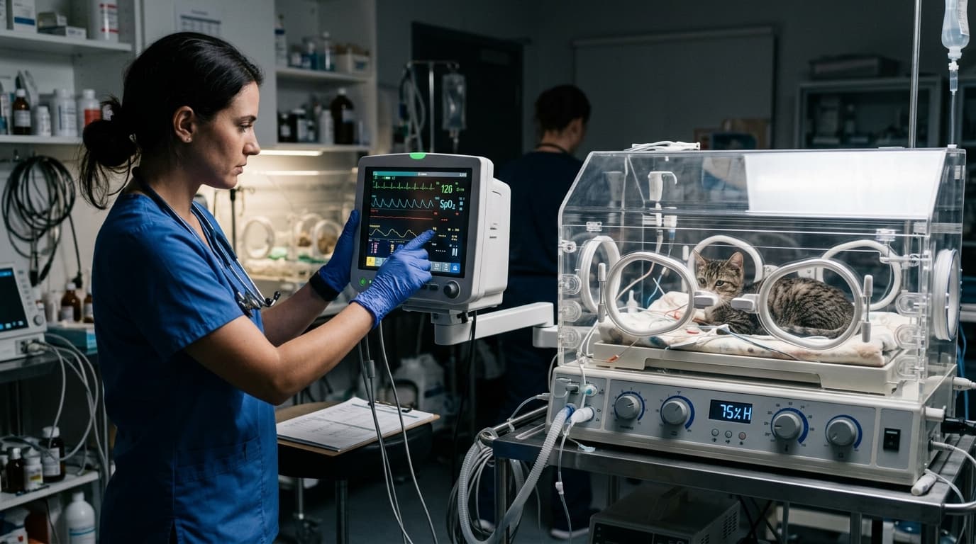 Troubleshooting Pet ICU Monitor Sensors in Humid Cages