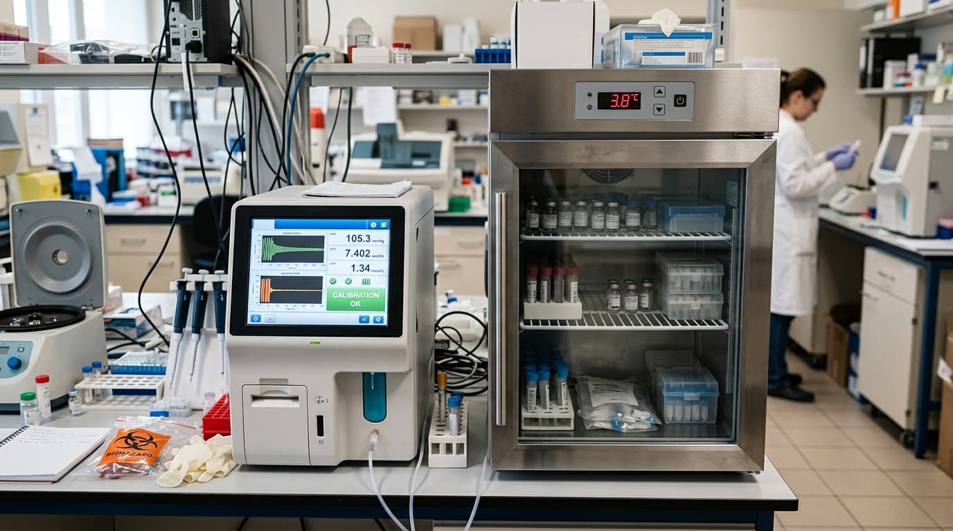 Veterinary Blood Gas Setup: Cartridge Storage Temperature