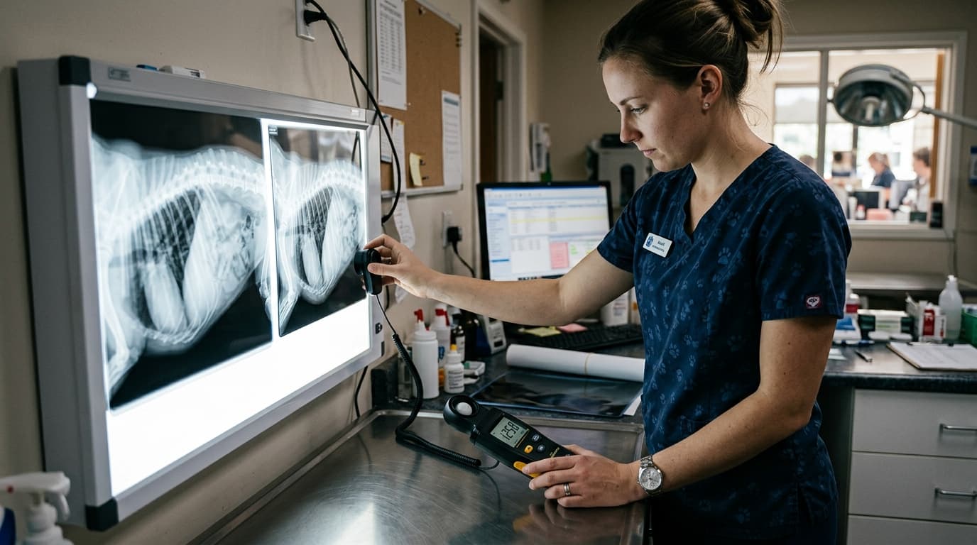 X-ray Film Illuminator Maintenance: Fixing Light Uniformity